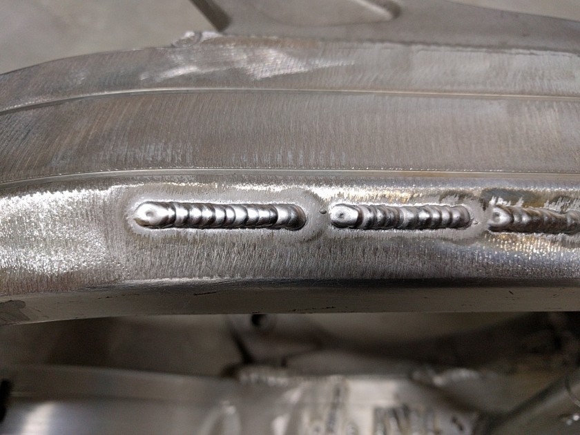 トーチ比較テスト溶接