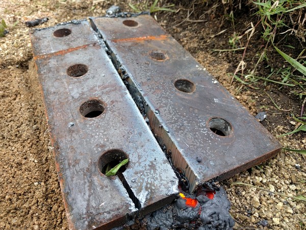 プラズマ切断した敷板