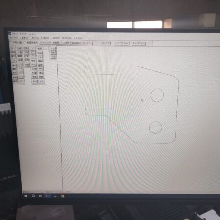 レーザー加工製図