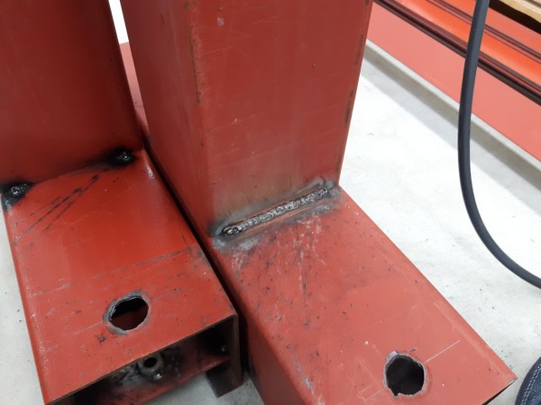 WT-MIG160でノンガス隅肉溶接