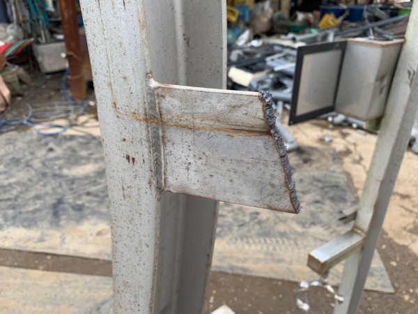 ステンレスをプラズマ切断