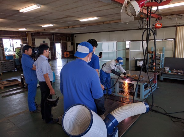 お客様が試し切り