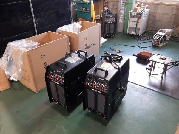 WT-TIG315を2台納品