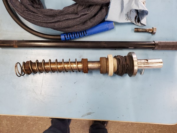 錆びたシャフト