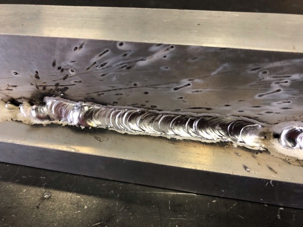 アルミMIG溶接の溶接ビード