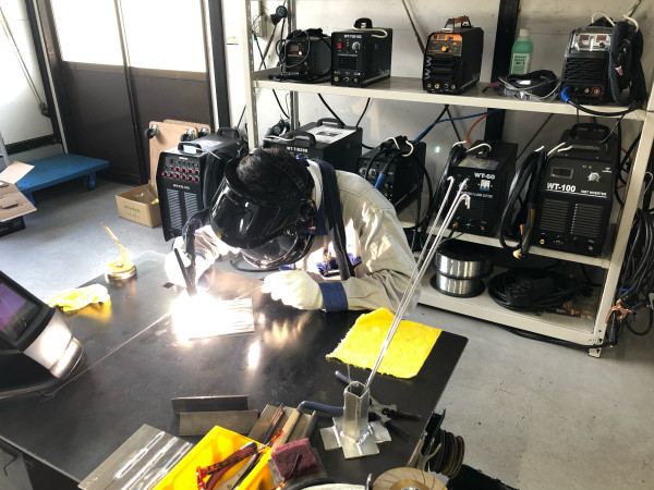溶接講習の様子