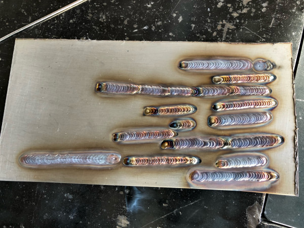 ステンレスのパルス溶接