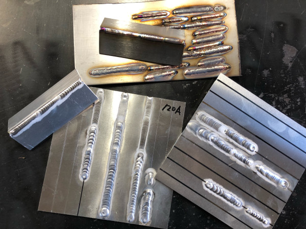 アルミ、ステンレス溶接の講習実技