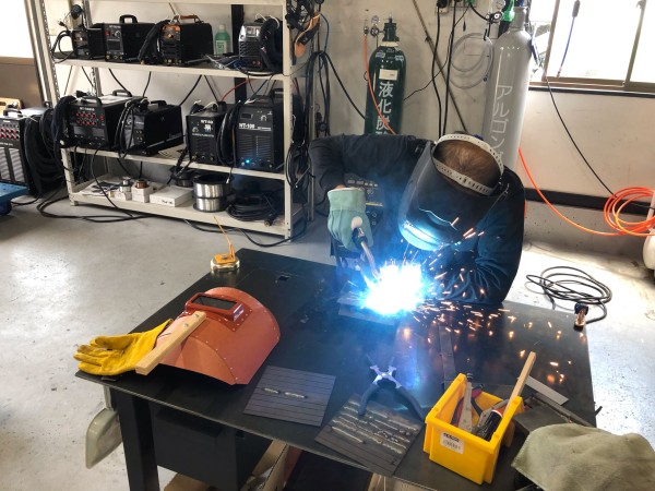 半自動溶接の講習