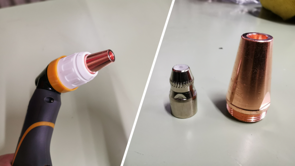 切断トーチガウジングチップ