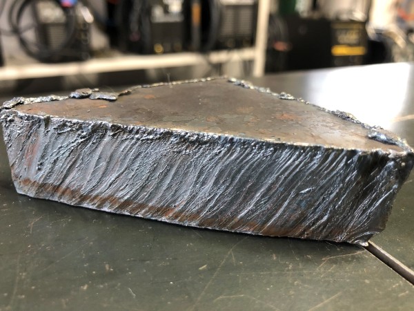 厚板25mmをプラズマ切断