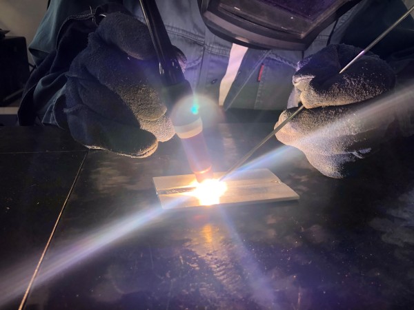 アルミをTIG溶接