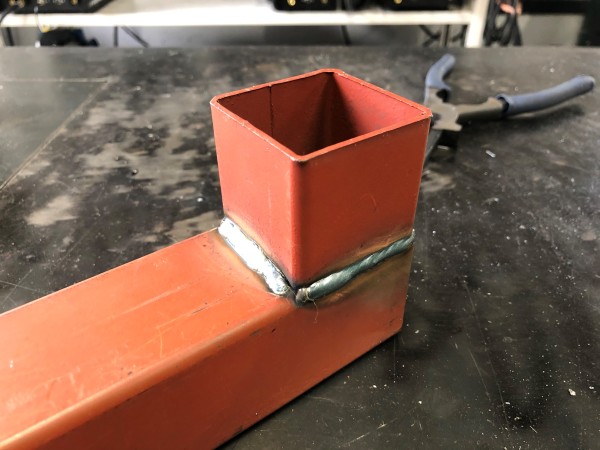 角パイプ,半自動溶接,CO2溶接,初心者,溶接講習