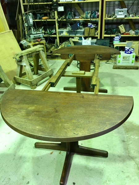 木材テーブル加工