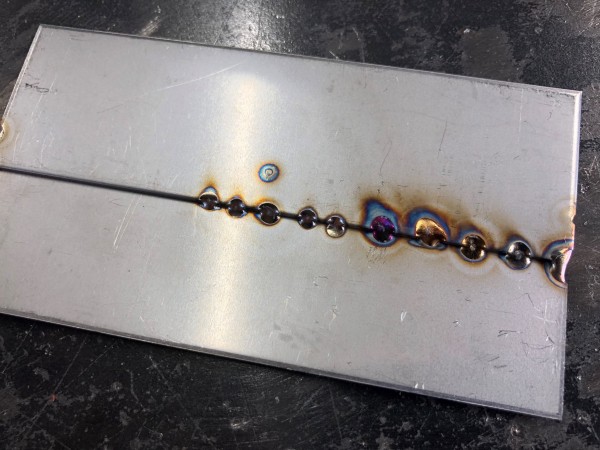 ステンレス, 薄板, 重ね溶接