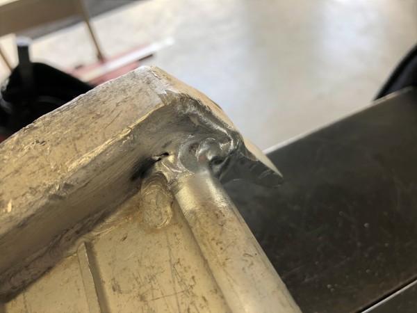 アルミスロープ,アルミ溶接,TIG溶接,補修