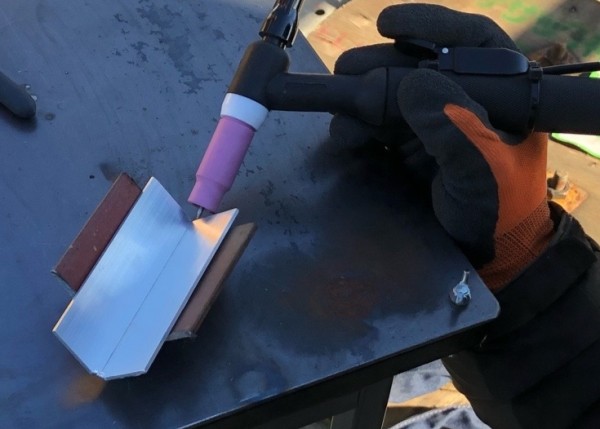 TIG溶接,アルミ溶接,仮付け,講習