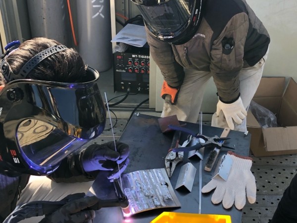 TIG溶接,アルミ溶接,講習