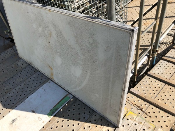 防音パネル,アルミフレーム,割れ,補修,TIG溶接,アルミ溶接,角継手