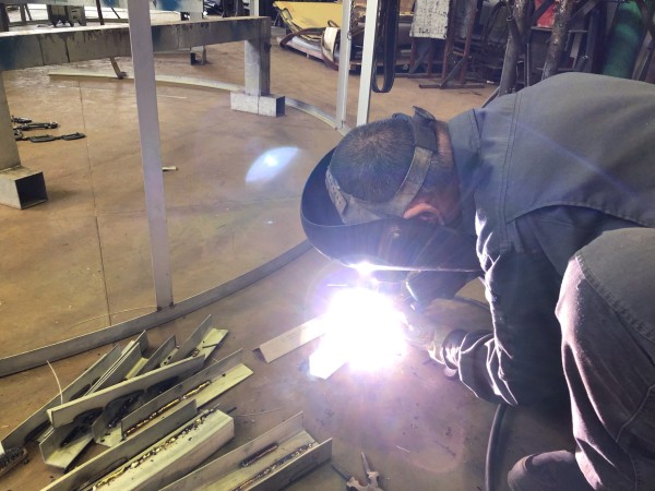 ステンレス溶接,筐体,アングル,パルスミグ半自動溶接機,WT-MIG225AL,スプールガン