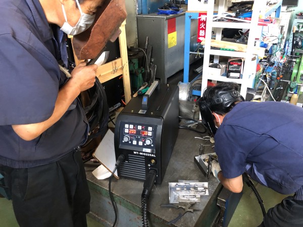 アルミアングル,アルミ溶接,MIG溶接機,コツ,半自動溶接機,WT-MIG225AL