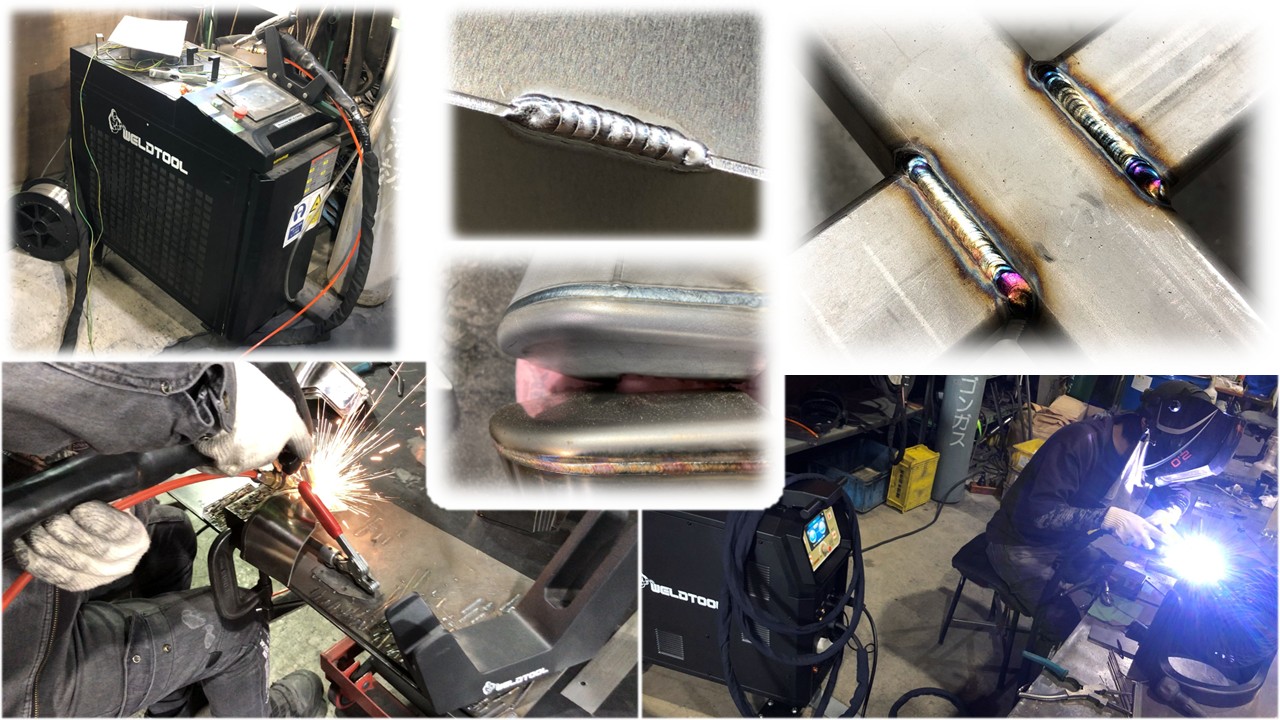 ファイバーレーザー溶接機 WT-FL1500MとTIG溶接機 WT-TIG320S