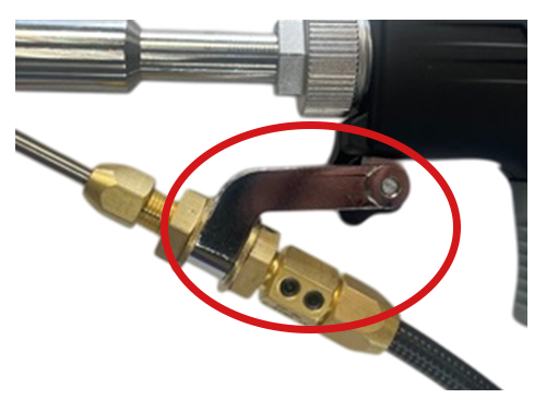 ファイバーレーザー用ケーブルステー