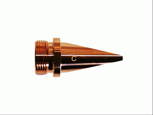 ファイバーレーザートーチ用ナメ付け用ノズル