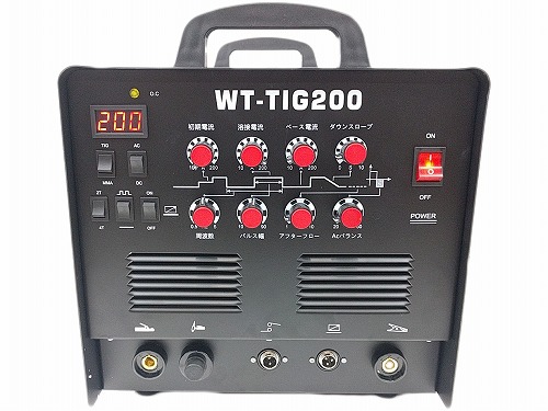 インバーター直流/交流TIG溶接機　WT-TIG200(200V)